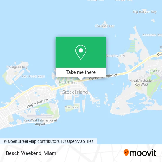 Beach Weekend map