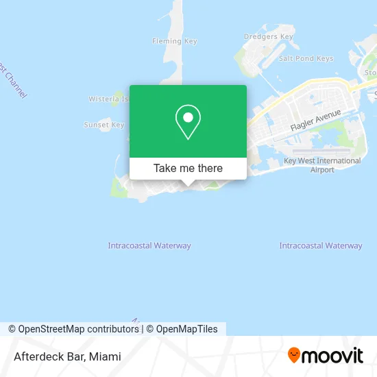 Afterdeck Bar map