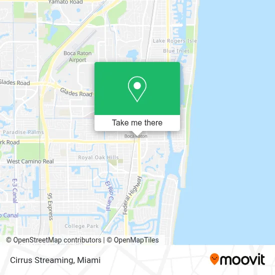 Cirrus Streaming map