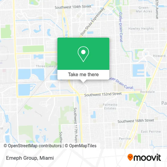 Emeph Group map