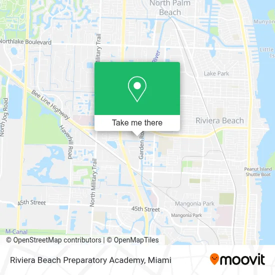 Riviera Beach Preparatory Academy map