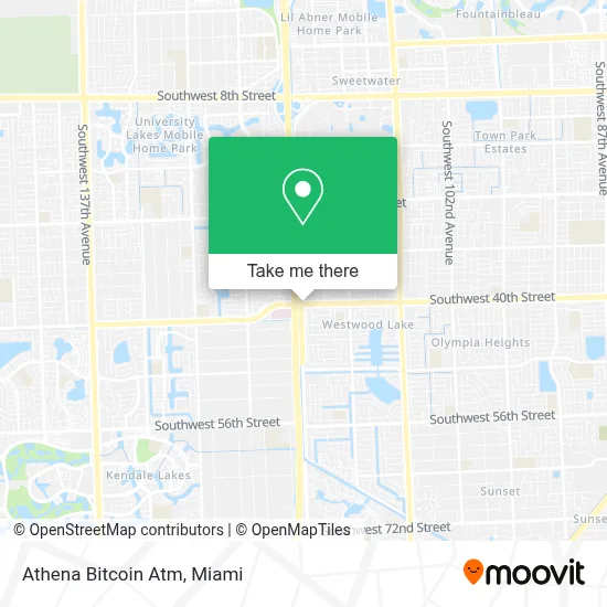 Athena Bitcoin Atm map