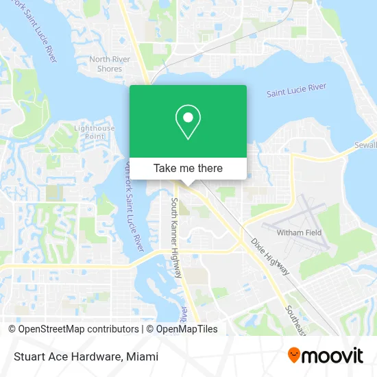 Stuart Ace Hardware map