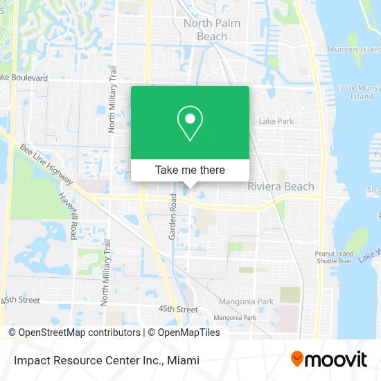 Impact Resource Center Inc. map