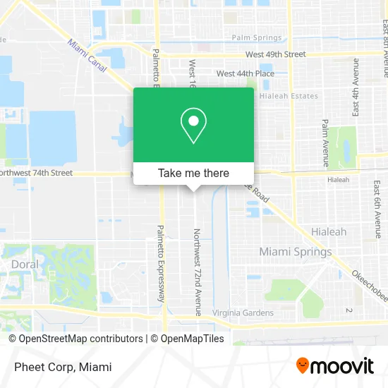 Pheet Corp map