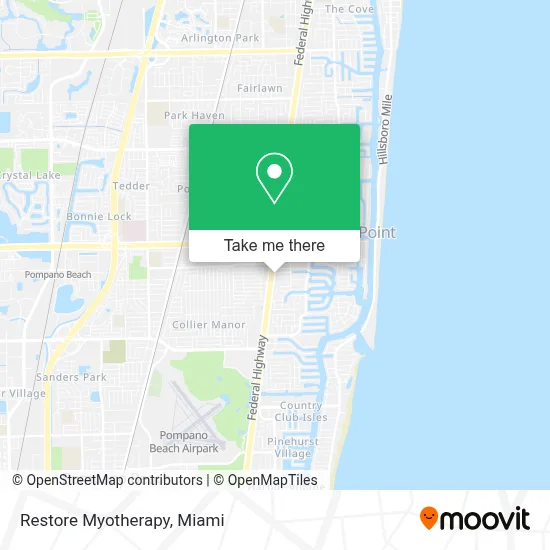 Restore Myotherapy map