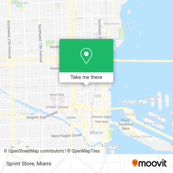 Sprint Store map