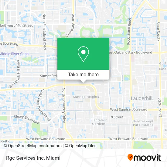 Rgc Services Inc map