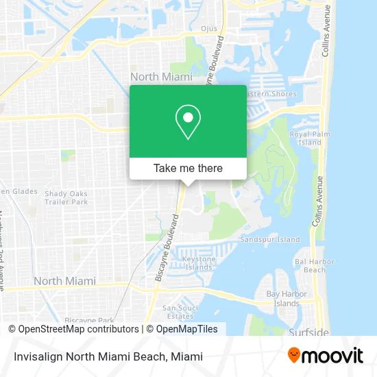 Invisalign North Miami Beach map