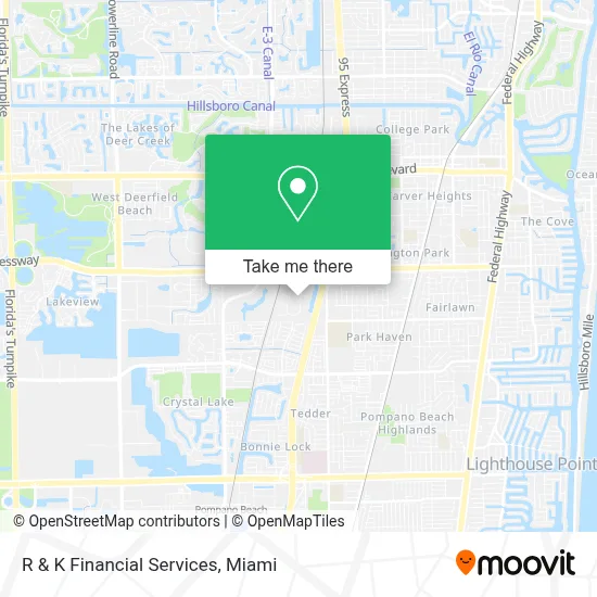R & K Financial Services map