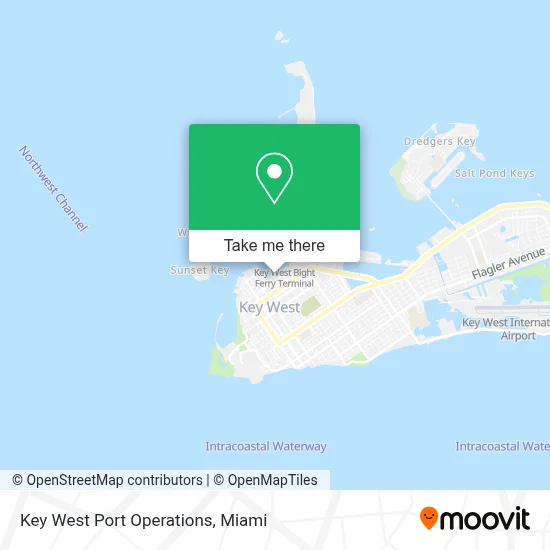 Key West Port Operations map