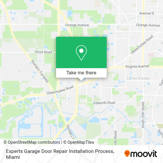 Experts Garage Door Repair Installation Process map