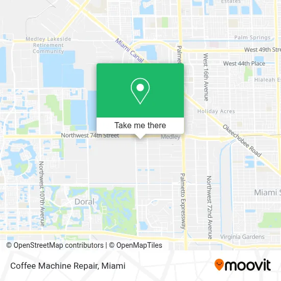 Coffee Machine Repair map