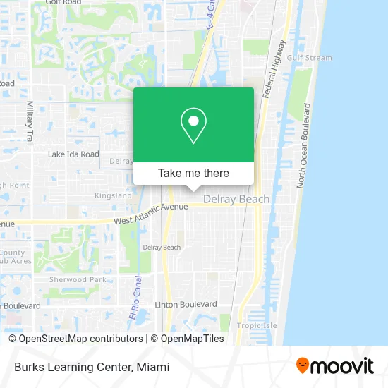 Burks Learning Center map