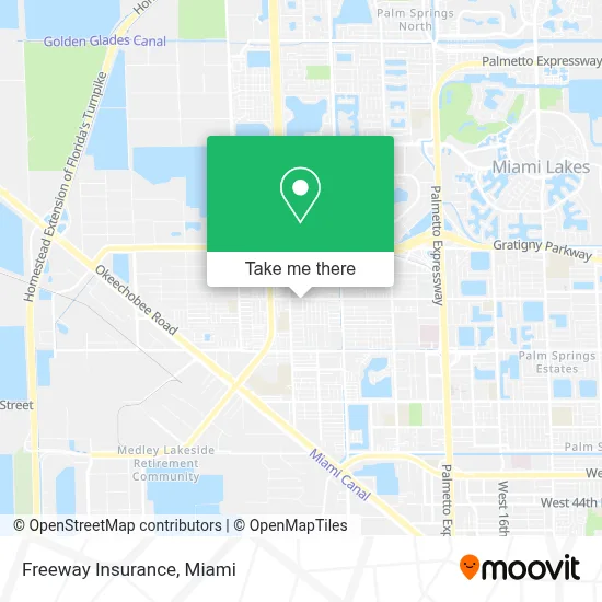 Freeway Insurance map