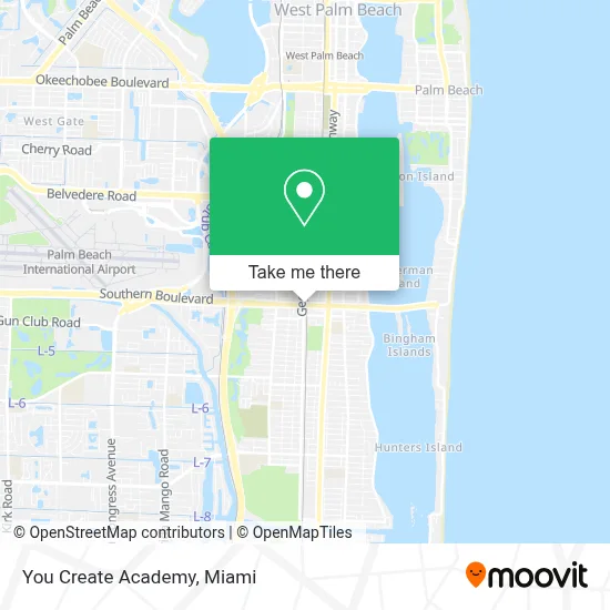 You Create Academy map