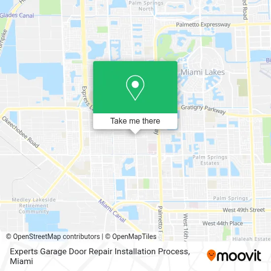 Experts Garage Door Repair Installation Process map