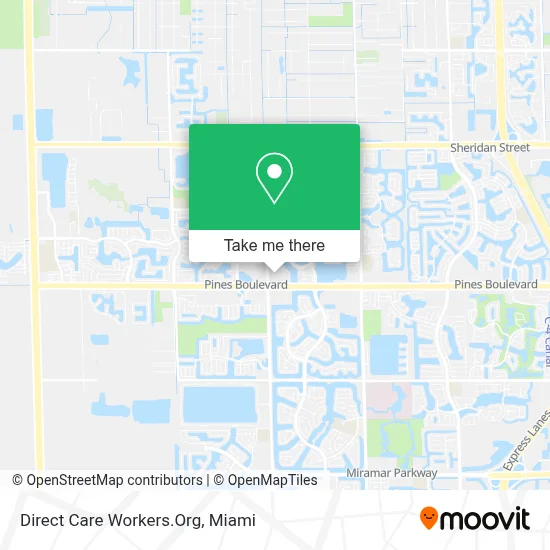 Direct Care Workers.Org map