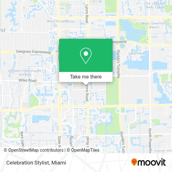 Celebration Stylist map