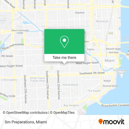 Sm Preparations map