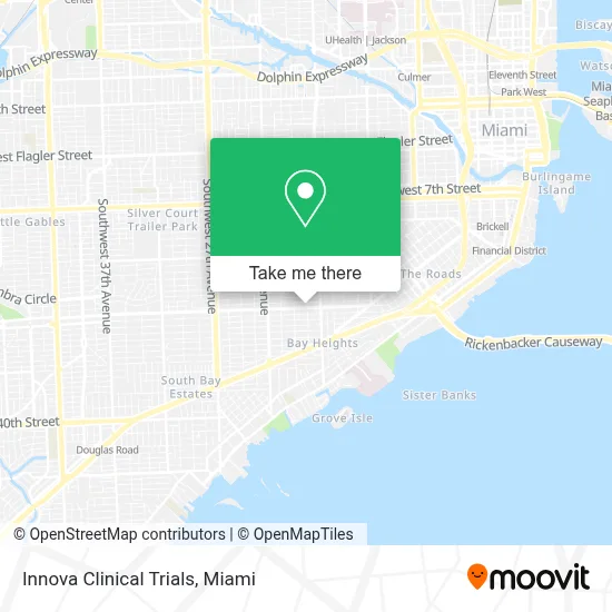 Innova Clinical Trials map