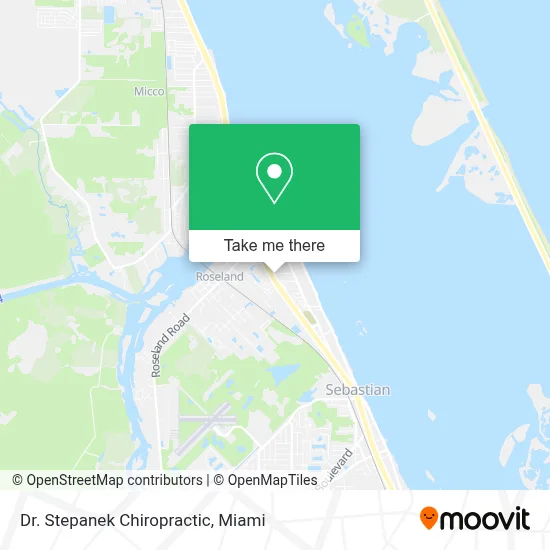 Dr. Stepanek Chiropractic map