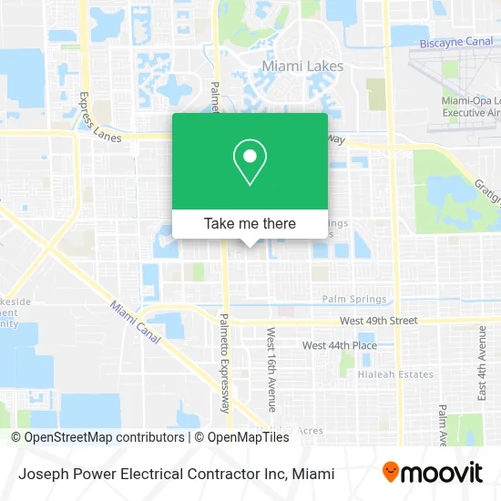 Joseph Power Electrical Contractor Inc map