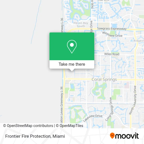 Frontier Fire Protection map