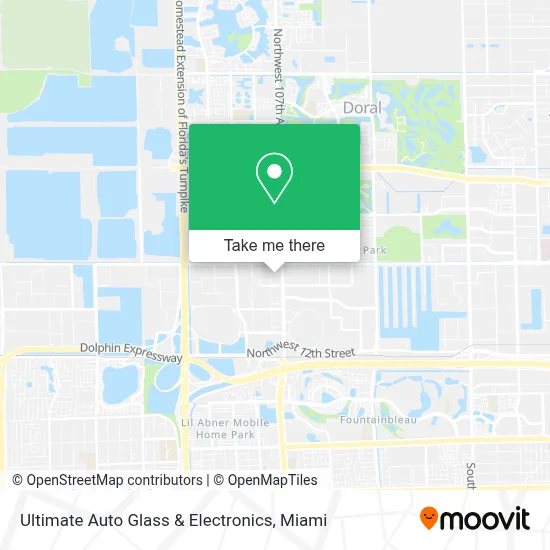 Ultimate Auto Glass & Electronics map