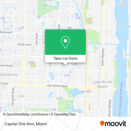 Capital One Atm map