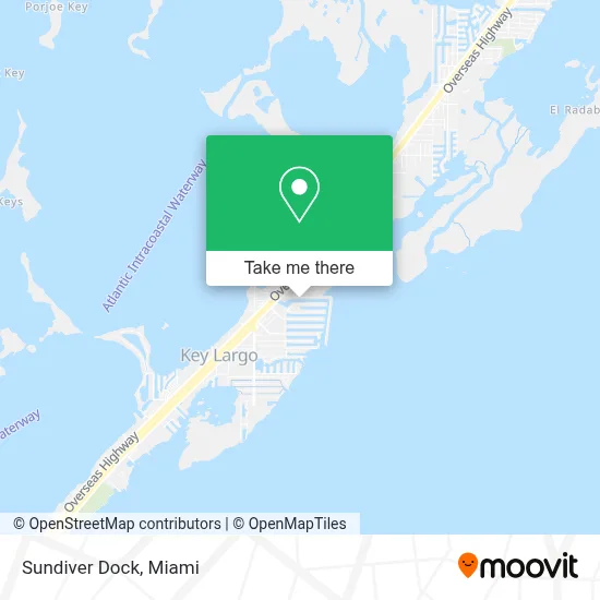 Sundiver Dock map