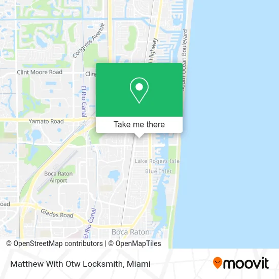 Matthew With Otw Locksmith map