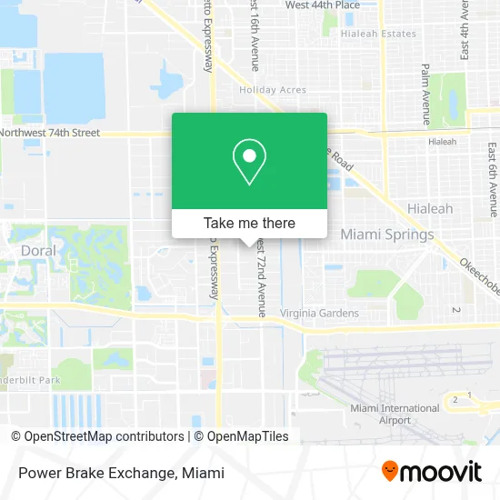Power Brake Exchange map
