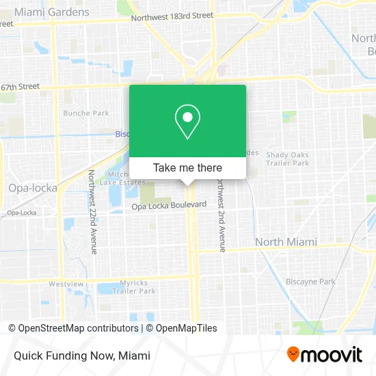 Quick Funding Now map