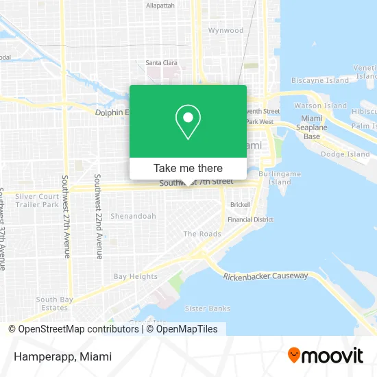 Hamperapp map
