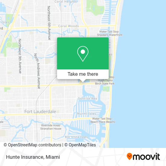 Hunte Insurance map