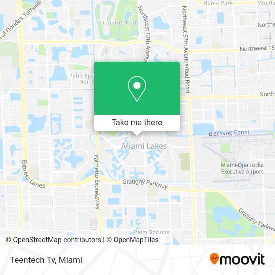 Teentech Tv map