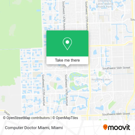 Computer Doctor Miami map