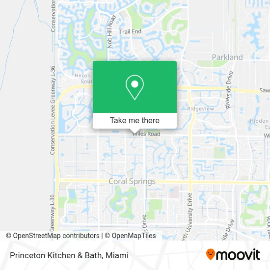 Princeton Kitchen & Bath map