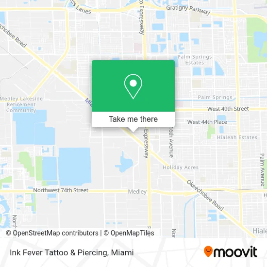 Ink Fever Tattoo & Piercing map