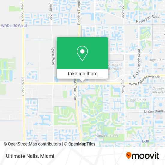 Ultimate Nails map