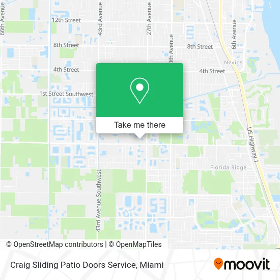 Craig Sliding Patio Doors Service map
