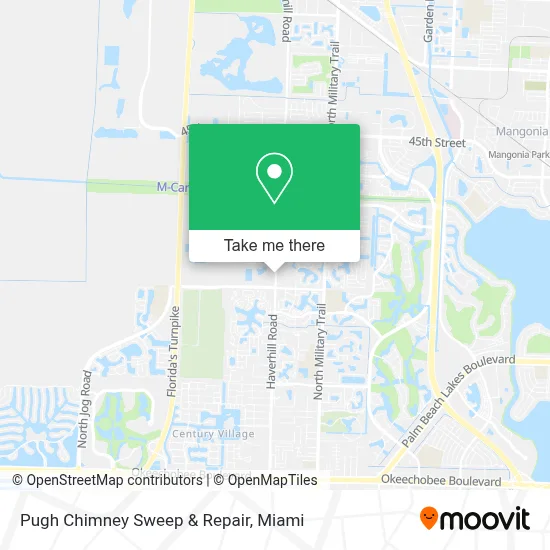 Pugh Chimney Sweep & Repair map