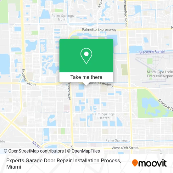 Experts Garage Door Repair Installation Process map