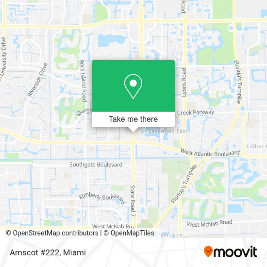 Amscot #222 map