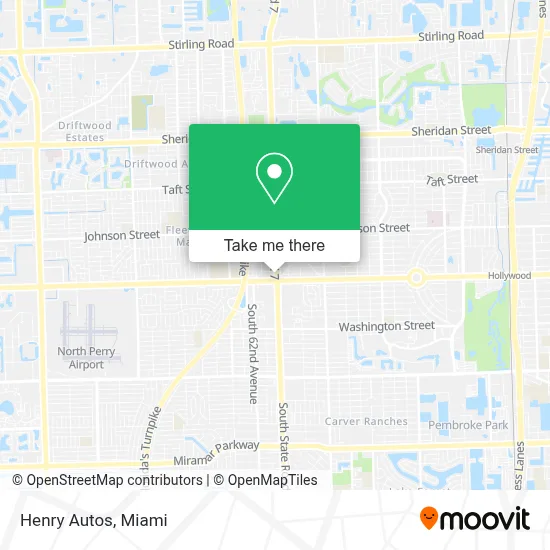 Henry Autos map