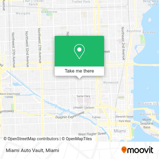 Miami Auto Vault map
