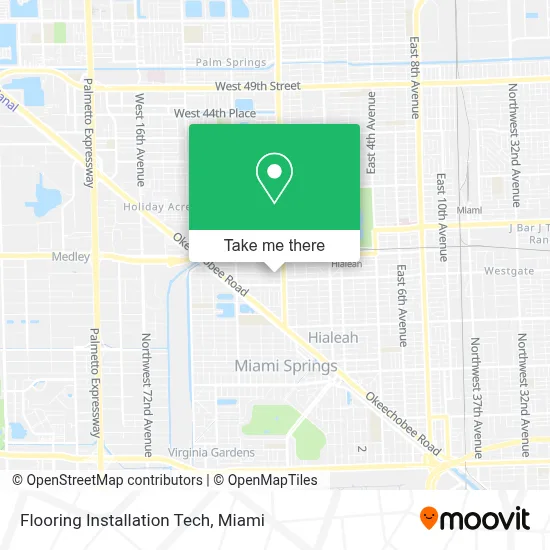 Flooring Installation Tech map