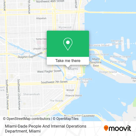 Miami-Dade People And Internal Operations Department map