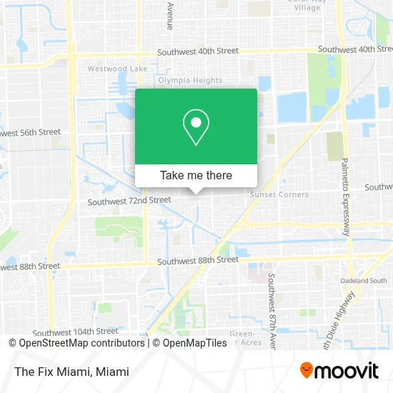 The Fix Miami map